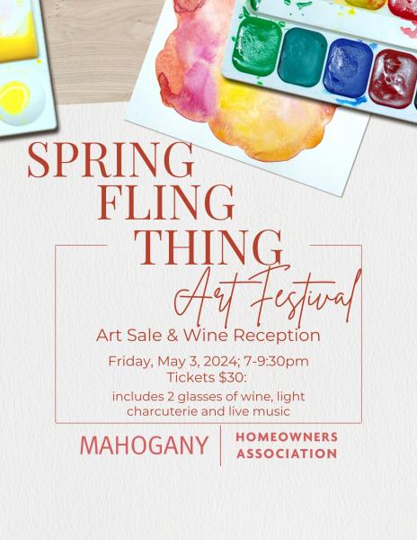 Spring Fling Thing, Art Exhibition & Sale - 2024
