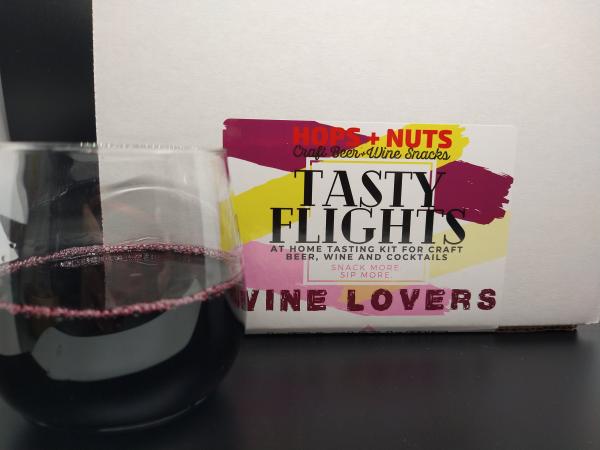 Tasty Flights At-Home Tasting Kit WINE LOVERS ~ (3) 4.2 oz Pouches