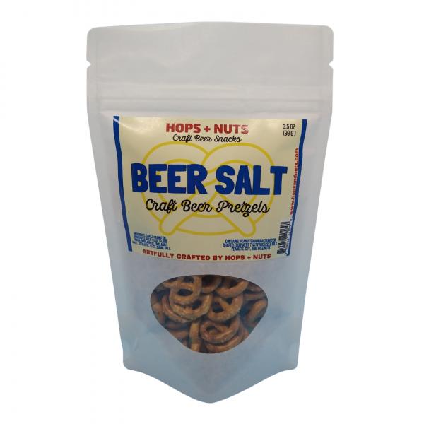 Beer Salt Craft Pretzels 3.2 oz Pouch picture