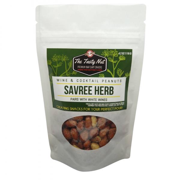 Savree Herb Wine Snacks Peanuts 4.2 oz Pouch