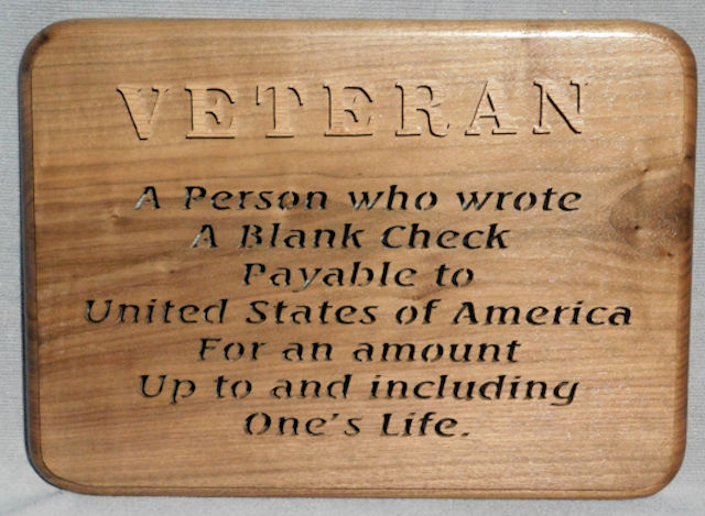 Veteran Blank Check picture