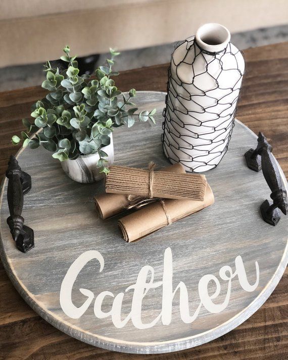 GATHER Tray in Antique Cream picture