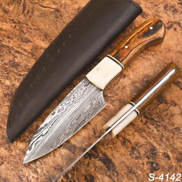 Custom Damascus Knife 3 picture