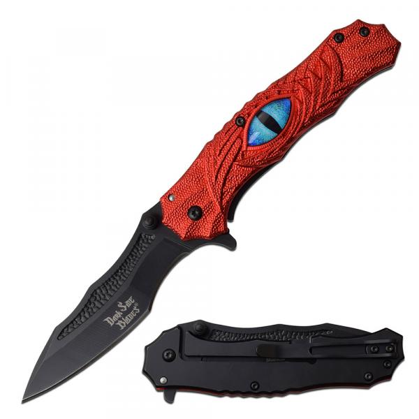 Dragon Eye Folding Knife, Red picture