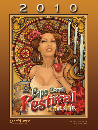 2010 Cape Coral Festival of the Arts Poster picture