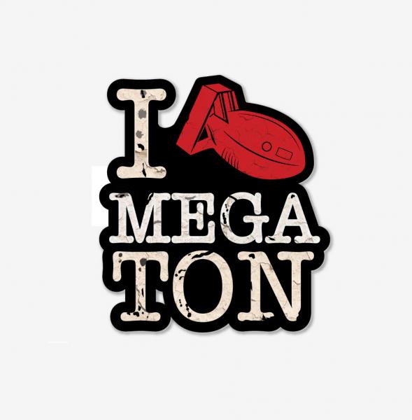 I Bombed Megaton - Fallout Themed Sticker picture